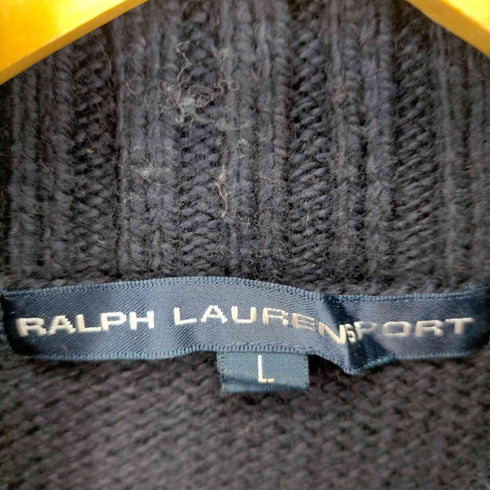 ラルフローレンスポーツ RALPH LAUREN SPORT ノーポニー コットンハイネックニット レディース import:L