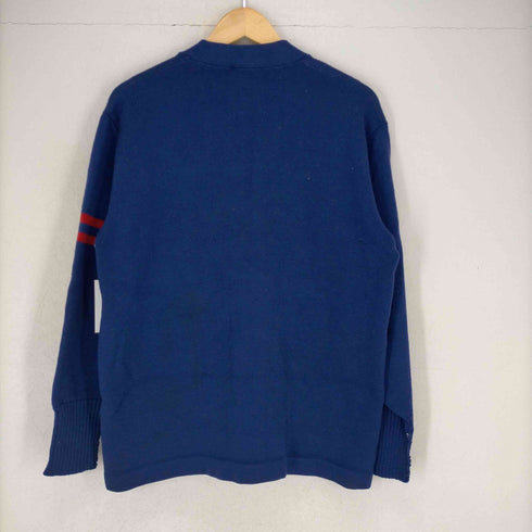60S~ 樹脂ボタン ウールカーディガン ワッペン無 メンズ
