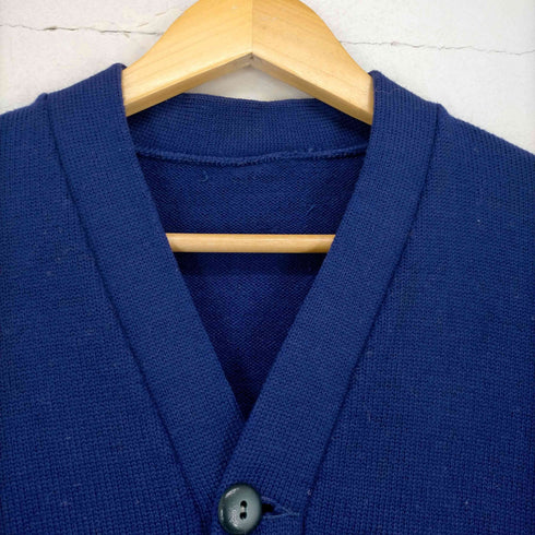 60S~ 樹脂ボタン ウールカーディガン ワッペン無 メンズ