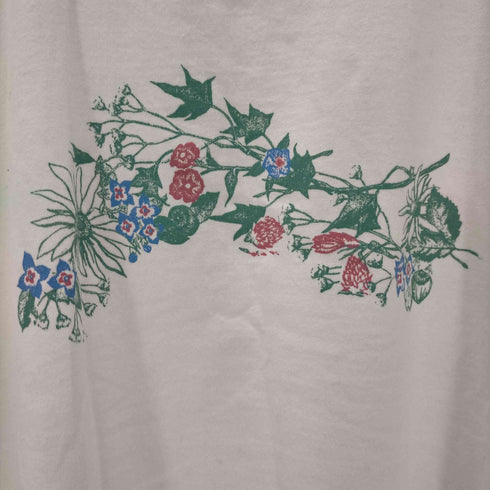 オニータ ONEITA シングルステッチ フラワーアートTシャツ メンズ import:XXL
