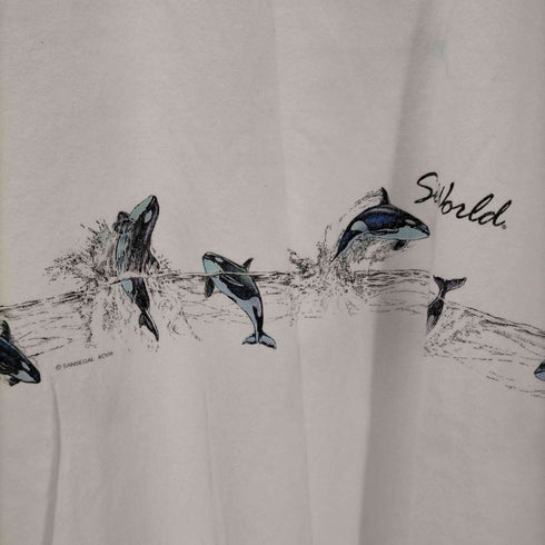 オールスポーツ ALL sport SANSEGAL Dolphin SeaWorld Tee メンズ import:XL