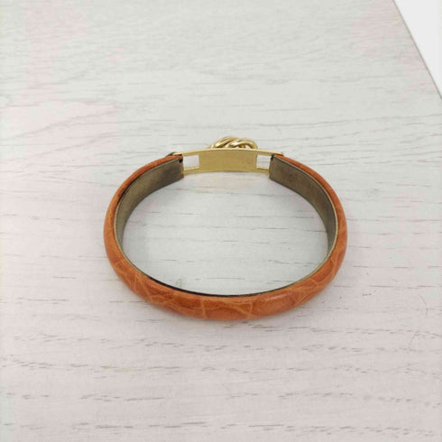 グレタ greta イタリア製 24KT PLATED レザーバングル レディース