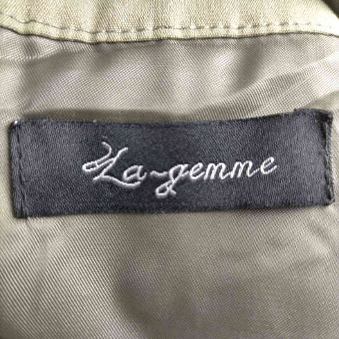 ラジエム la-gemme ケープデザインショートトレンチコート レディース
