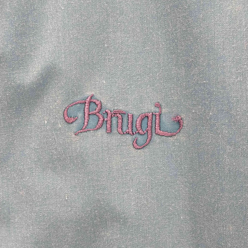 BRUGI マルチカラー ロゴ刺繍 ジップアップジャケット メンズ import:L