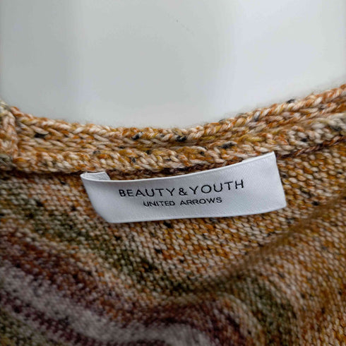 ビューティーアンドユースユナイテッドアローズ BEAUTY & YOUTH UNITED ARROWS BY コットンミックスカラーニットキャミワンピース レディース