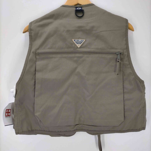 コロンビア Columbia PFGワッペン ジップアップ フィッシングベスト メンズ import:S