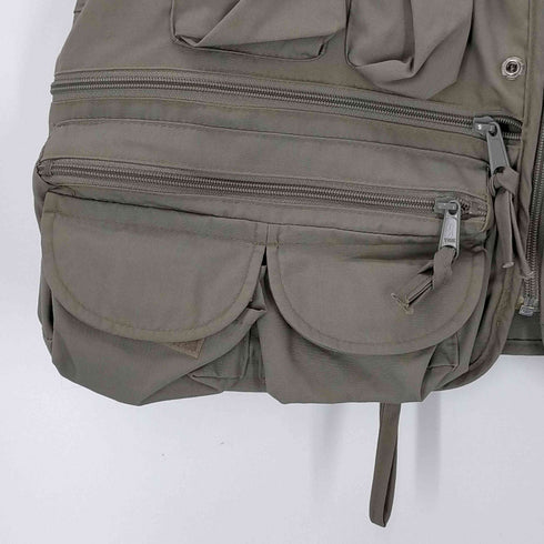 コロンビア Columbia PFGワッペン ジップアップ フィッシングベスト メンズ import:S