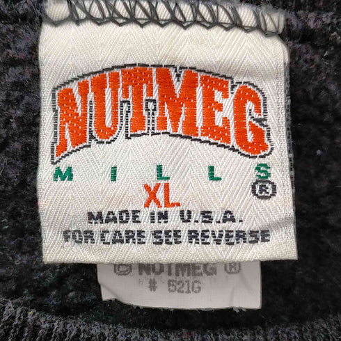 ナツメグ NUTMEG USA製 レーシングプリントスウェット メンズ JPN:XL