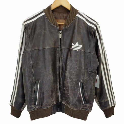 アディダスオリジナルス adidas Originals サイドラインレザージャケット メンズ