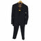 ポールスミス Paul Smith ロロピアーナ SUPER 130S WOOL 裏地花柄 2Bテーラードジャケット スラックスパンツ レディース M/M
