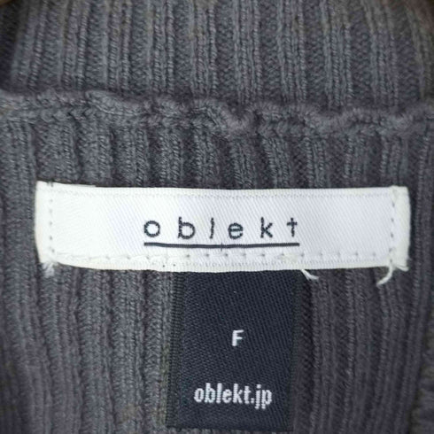 オブレクト oblekt 高山都 ニット ワンピース レディース FREE