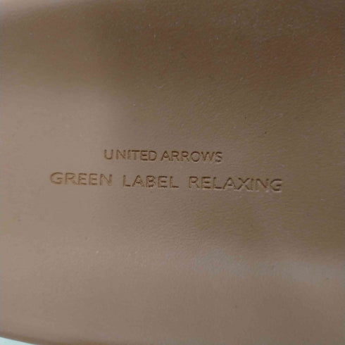 ユナイテッドアローズグリーンレーベルリラクシング UNITED ARROWS green label relaxing ビジューフラット トングサンダル レディース L