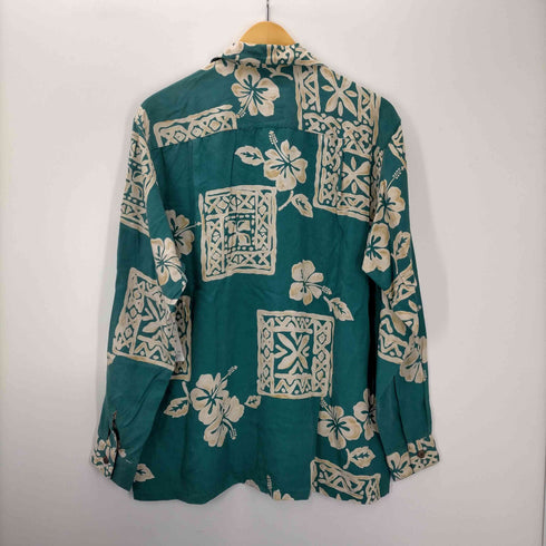 パイカジ PAIKAJI 開襟 花柄 長袖アロハシャツ メンズ import:M