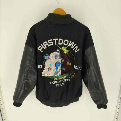 ファーストダウン FIRST DOWN 22AW EMBROIDERY STADIUM JUMPER 刺繍 ロゴ スタジアムジャンパー メンズ import:M
