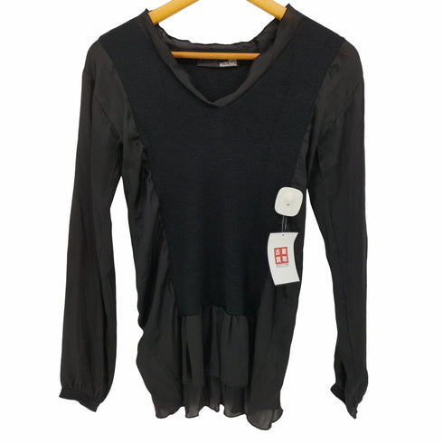 ラブモスキーノ LOVE MOSCHINO フリル切替 ニット レディース DE:34