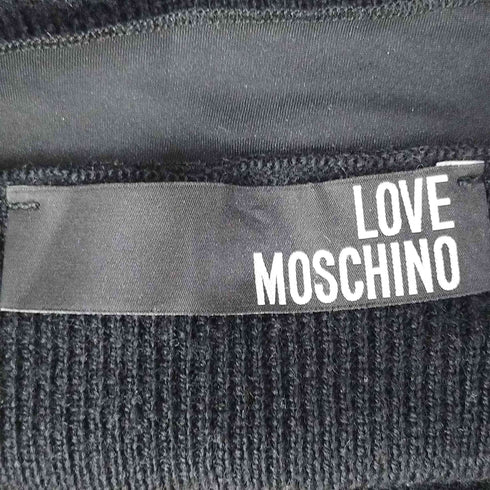 ラブモスキーノ LOVE MOSCHINO フリル切替 ニット レディース DE:34