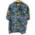 イオラニ IOLANI USA製 S/S 総柄レーヨンアロハシャツ メンズ JPN:L
