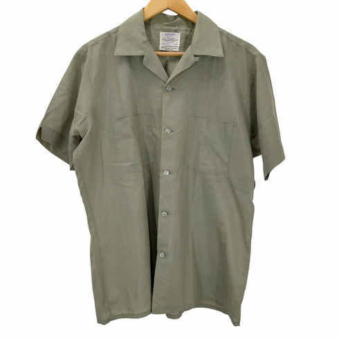 アロー ARROW 60S USA製 DECTON PERMALRON 開襟 半袖シャツ メンズ import:M