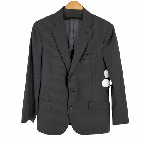 ポロバイラルフローレン Polo by RALPH LAUREN MADE IN ITALY 総裏 段返り3つボタン ストライプウールテーラードジャケット メンズ 37R-AB4