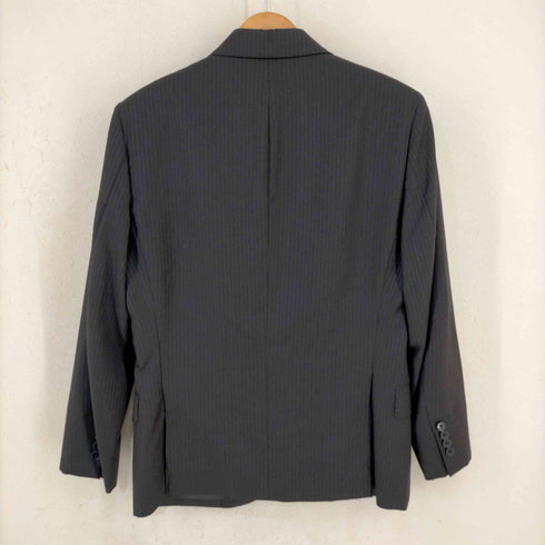 ポロバイラルフローレン Polo by RALPH LAUREN MADE IN ITALY 総裏 段返り3つボタン ストライプウールテーラードジャケット メンズ 37R-AB4