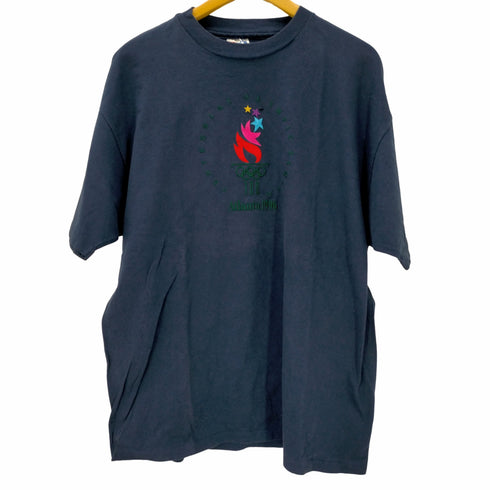ヘインズ Hanes USA製 ATLANTA1996 刺繍Tシャツ メンズ JPN:XL