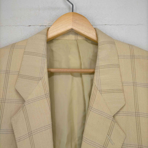 ケンゾーパリス KENZO PARIS 80~90s チェック柄2Bテーラードジャケット メンズ JPN:2