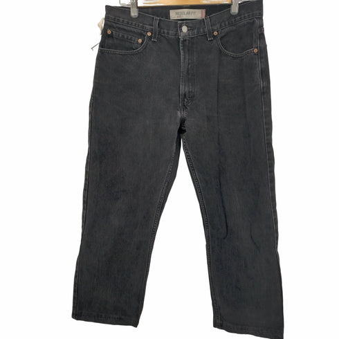 リーバイス Levis MADE IN MEXICO 00S REGULAR FIT 505 後染めブラックデニム メンズ W34