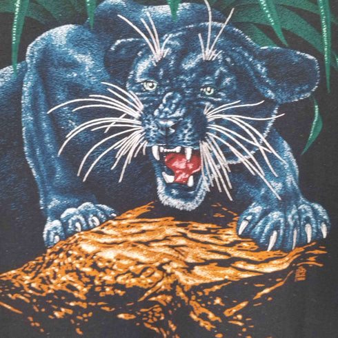 ジャージーズ JERZEES 90S MADE IN USA ブラックパンサープリントスウェット メンズ JPN:L