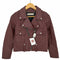 ゴールデングース GOLDEN GOOSE 背面パッチ 牛革 ダブルライダースジャケット レディース XXS