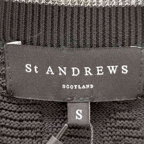 セントアンドリュース St. Andrews 14Gスクエアロゴジャガードクルーネックニットプルオーバー レディース JPN:S