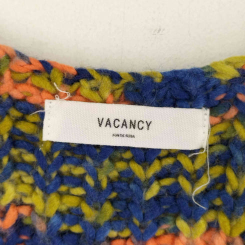 ヴァカンシー VACANCY マルチカラー ニットベスト レディース
