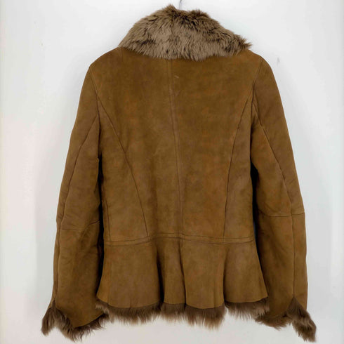 マックスマーラ MAX MARA 白タグ ファー ムートンジャケット レディース 38