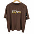 IDEASWAM SNAKE LOGO PRINT TEE (BROWN) メンズ
