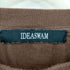 IDEASWAM SNAKE LOGO PRINT TEE (BROWN) メンズ