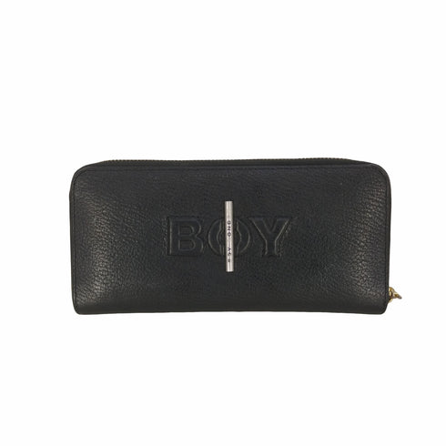 ボーイロンドン BOY LONDON ロゴ型押し ラウンドジップ 長財布 ロングウォレット メンズ
