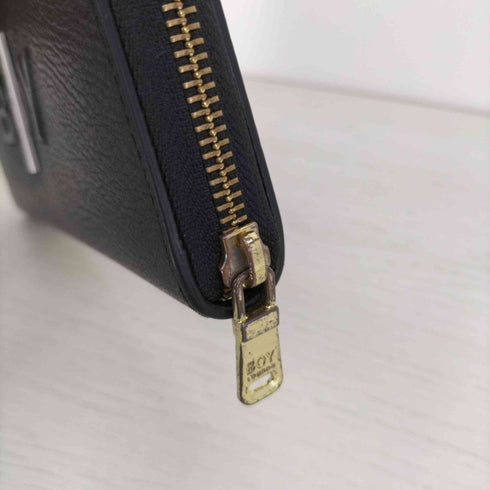 ボーイロンドン BOY LONDON ロゴ型押し ラウンドジップ 長財布 ロングウォレット メンズ