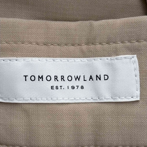 トゥモローランド TOMORROWLAND クリアストレッチトロピカル フロントタックパンツ レディース JPN:34