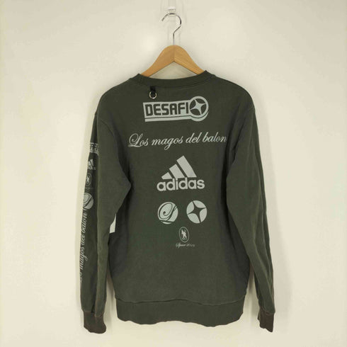アディダス adidas 00s 万国旗タグ DESAFI プリント クルーネックスウェット メンズ JPN:L