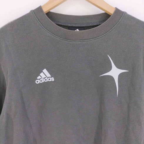 アディダス adidas 00s 万国旗タグ DESAFI プリント クルーネックスウェット メンズ JPN:L