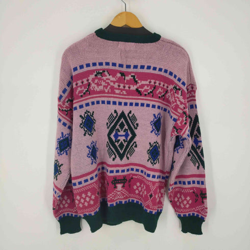 REARON ノルディック柄クルーネックニット レディース import:M