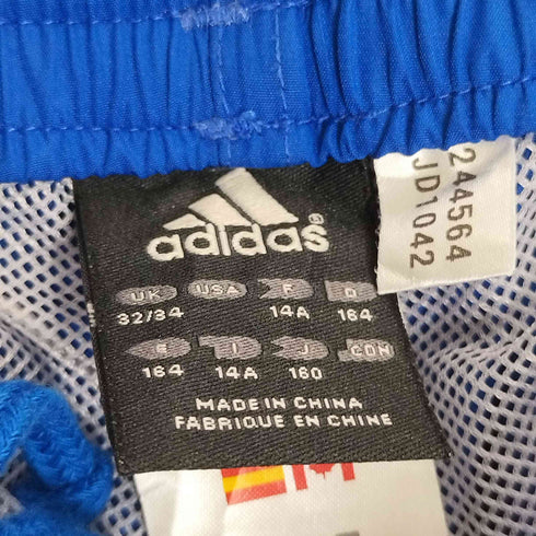 アディダス adidas 00s 万国旗タグ ロゴプリント トラックパンツ メンズ キッズ:160