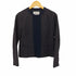 フルギ Rochas チェック柄 レースデザイン ノーカラー ジャケット レディース JPN:9号
