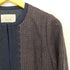 フルギ Rochas チェック柄 レースデザイン ノーカラー ジャケット レディース JPN:9号