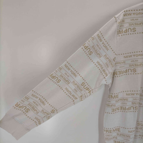 シュプリーム Supreme metallic jaquad crewneck メンズ
