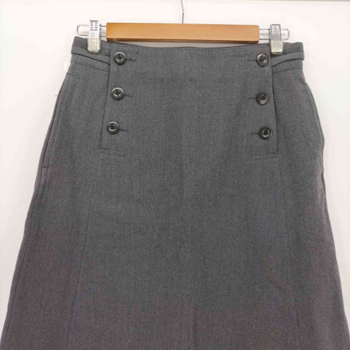 エムエイチエル マーガレットハウエル MHL. MARGARET HOWELL 2016AW WOOL COTTON DRILL スカート レディース JPN:2