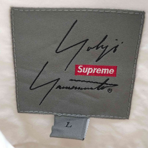 ヨウジヤマモト Yohji Yamamoto フラワーバックプリントシャツ メンズ JPN:L