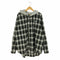 オーワイ OY CHECK ZIPPER HOODIE SHIRTS チェック ジッパー フーディーシャツ メンズ JPN:2