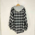 オーワイ OY CHECK ZIPPER HOODIE SHIRTS チェック ジッパー フーディーシャツ メンズ JPN:2