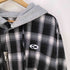 オーワイ OY CHECK ZIPPER HOODIE SHIRTS チェック ジッパー フーディーシャツ メンズ JPN:2