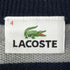 ラコステ LACOSTE ボーダー ワンポイントロゴ ワッペン ウール ニット メンズ JPN:4